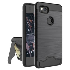 Pixel 2 phone case w/credit card slot/kickstand